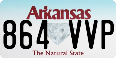 AR license plate 864VVP