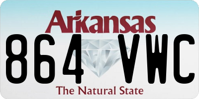 AR license plate 864VWC