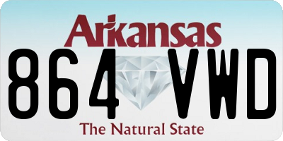 AR license plate 864VWD