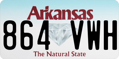 AR license plate 864VWH