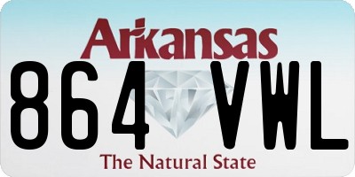 AR license plate 864VWL