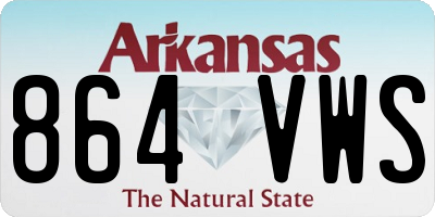 AR license plate 864VWS