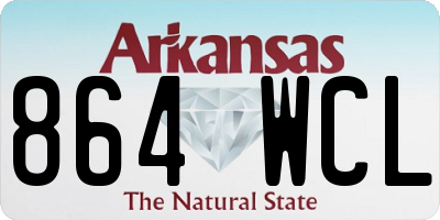 AR license plate 864WCL