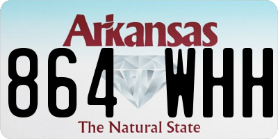 AR license plate 864WHH