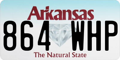 AR license plate 864WHP