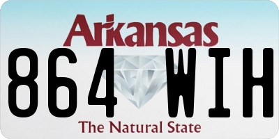 AR license plate 864WIH