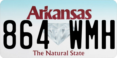 AR license plate 864WMH