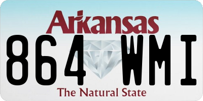 AR license plate 864WMI