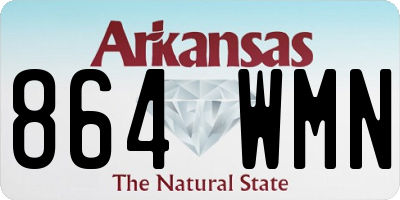 AR license plate 864WMN