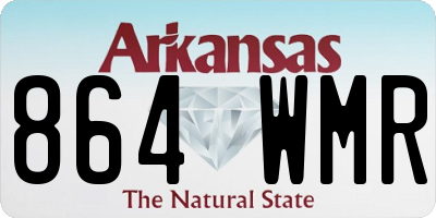 AR license plate 864WMR