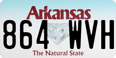 AR license plate 864WVH