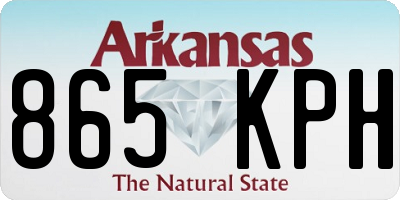 AR license plate 865KPH