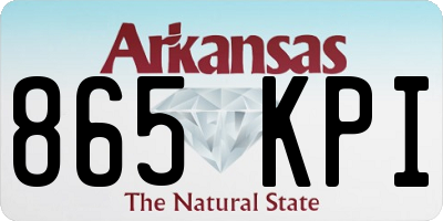 AR license plate 865KPI