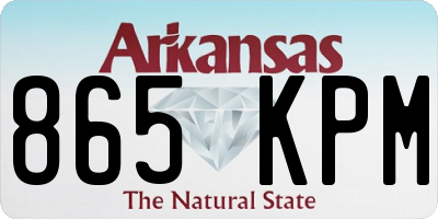 AR license plate 865KPM