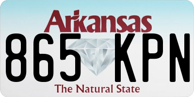 AR license plate 865KPN