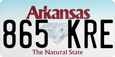 AR license plate 865KRE