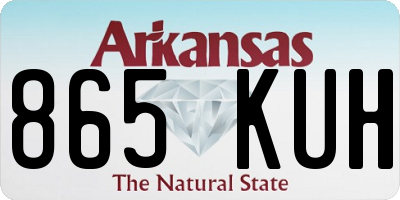 AR license plate 865KUH