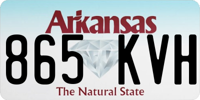 AR license plate 865KVH