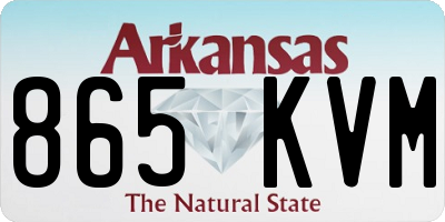 AR license plate 865KVM
