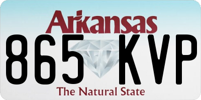 AR license plate 865KVP