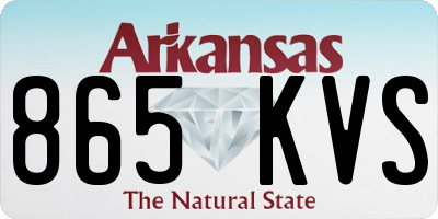AR license plate 865KVS