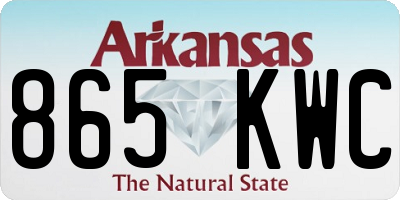 AR license plate 865KWC