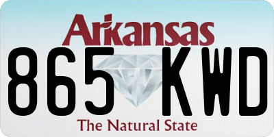 AR license plate 865KWD