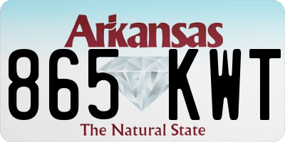 AR license plate 865KWT