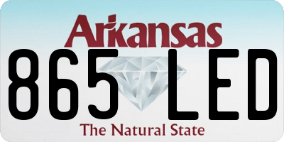AR license plate 865LED