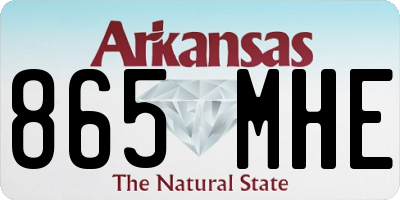 AR license plate 865MHE