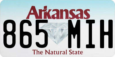 AR license plate 865MIH