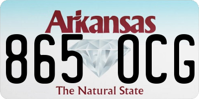 AR license plate 865OCG