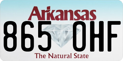 AR license plate 865OHF