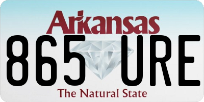 AR license plate 865URE