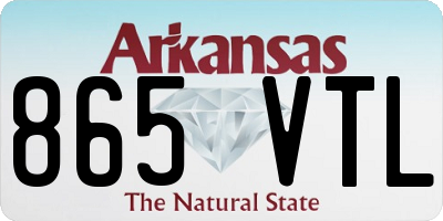 AR license plate 865VTL