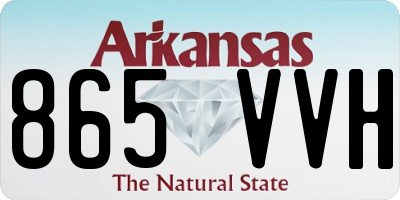 AR license plate 865VVH