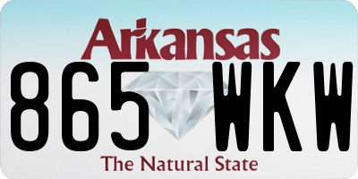 AR license plate 865WKW