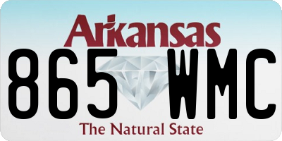 AR license plate 865WMC