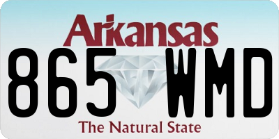 AR license plate 865WMD