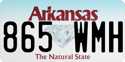 AR license plate 865WMH