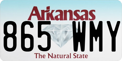 AR license plate 865WMY