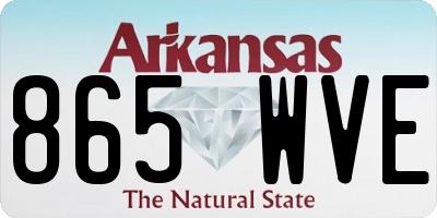 AR license plate 865WVE