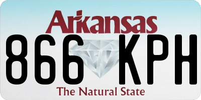 AR license plate 866KPH