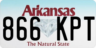 AR license plate 866KPT