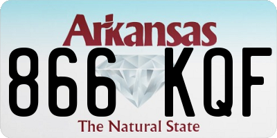 AR license plate 866KQF