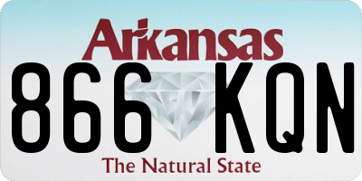 AR license plate 866KQN