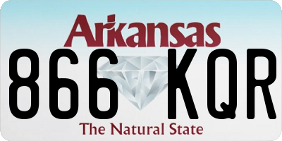 AR license plate 866KQR