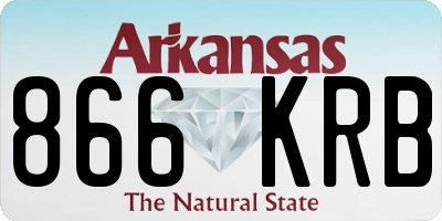 AR license plate 866KRB