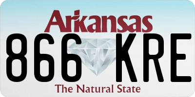 AR license plate 866KRE