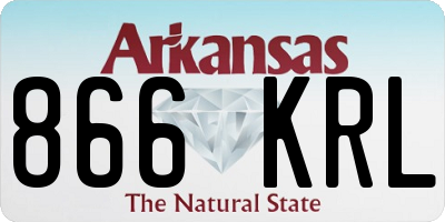 AR license plate 866KRL